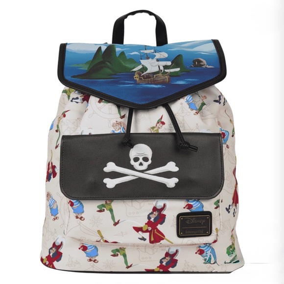 Loungefly Disney Peter Pan Exclusive Pirate Ship Drawstring Full-Size Backpack ? main image 5